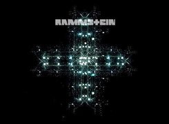 Rammstein,świetlany krzyż