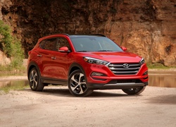 Czerwony, Hyundai, Tucson