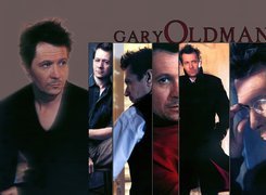 Gary Oldman,czarny strój, okulary