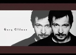 Gary Oldman,ciemne włosy, broda