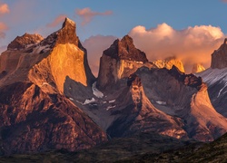 Chile, Patagonia, Góry,  Park Narodowy Torres del Paine