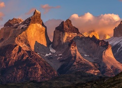 Chile, Patagonia, Góry,  Park Narodowy Torres del Paine