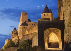 Forteca, Miasto Carcassonne, Francja