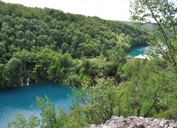 Park, Plitvickie, Jezioro, Chorwacja, Europa