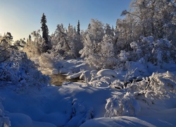 Śnieg, Rzeka