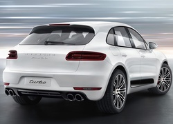 Białe, Porsche, Macan Turbo