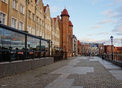 Gdańsk, Promenada, Motława, Zabytkowe, Kamienice