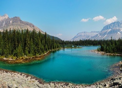 Kanada, Park Narodowy Yoho, Góry, Rzeka