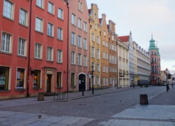 Gdańsk, Uliczka, Zabytkowe, Kamienice