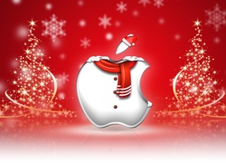 Choinki, Świąteczne, Apple