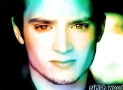 Elijah Wood,oczy, bródak