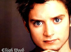 Elijah Wood,niebieskie oczy, bródka