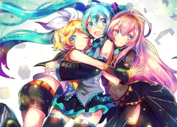 Vocaloid, Hatsune Miku, Kagamine Rin, Megurine Luka