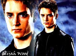Elijah Wood,skórzana kurtka