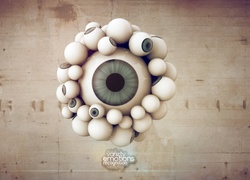 Grafika 3D, Oczy, Abstrakcja