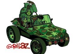 Gorillaz,Jeep, samochód