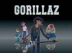 Gorillaz,gitara, zespół