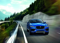 Jaguar, F-Pace, Droga, Góry