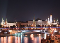 Moskwa, Rosja, Noc