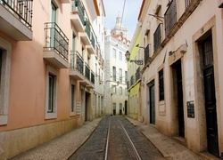 Lizbona, Portugalia, Uliczka