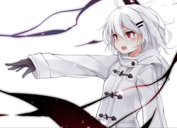 Dziewczyna, Białe włosy, Anime
