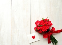 Bukiet Kwiatów, List, Walentynki