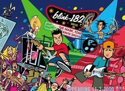 Blink 182,koncert, gitara ,perkusja , fani