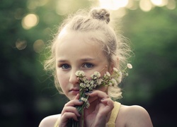 Dziewczynka, Kwiatki