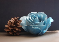 Szyszka, Kwiat, Niebieski