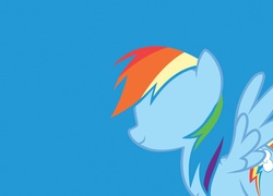 Rainbow Dash, Niebieskie, Tło