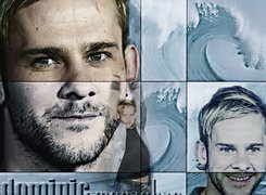 Dominic Monaghan,jasne włosy, niebieskie oczy