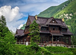 Polska, Zakopane, Schronisko, Góry Tatry, Dom