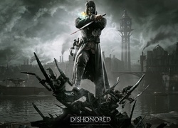 Dishonored, Corvo, Maska, Sztylet