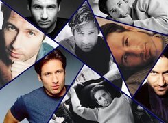 David Duchovny,twarze, niebieskie oczy