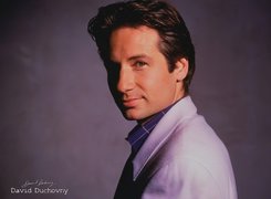 David Duchovny,koszula, marynarka