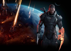 Mass Effect, Shepard, Żniwiarz, Ziemia