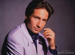 David Duchovny,koszula, marynarka