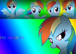 My little pony, Rainbow Dash, znaczek, tęcza