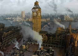 Big Ben, Londyn, Apokaliptyczny, Ruina