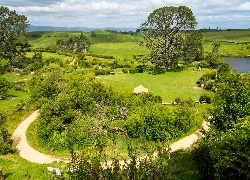 Matamata Hobbiton Park, Nowa Zelandia, Droga