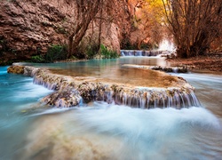 Kanion, Wodospad, Havasu, Roślinnność, Arizona