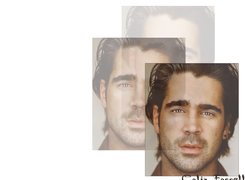 Colin Farrell,brązowe włosy