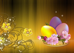 Wielkanoc, Pisanki, Złoty Ornament