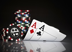 Poker, Karty, Żetony