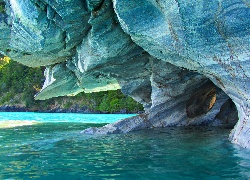 Jaskinia, Marmurowe Skały, Ocean