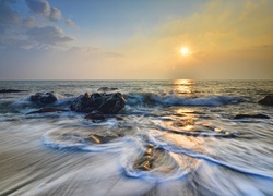 Morze, Kamienie, Słońce