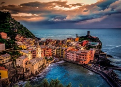 Miasteczko, Vernazza, Włochy