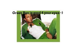 Ben Affleck,zielony, dres