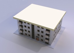 Domek, 3D
