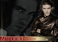 Antonio Banderas,kurtka, skórzana